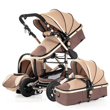New Luxury 3 in 1 Multifunctional & Portable Baby Stroller/Carriage